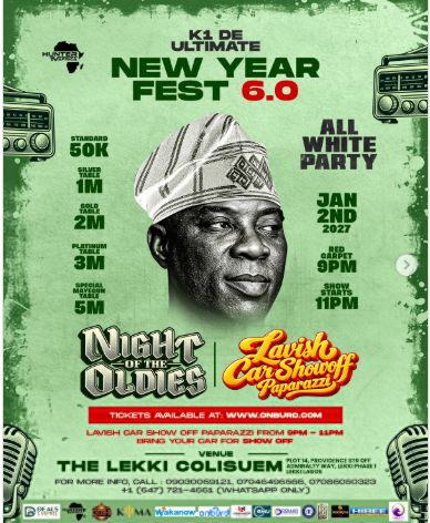 K1 De Ultimate New Year Fest 6.0 official flyer