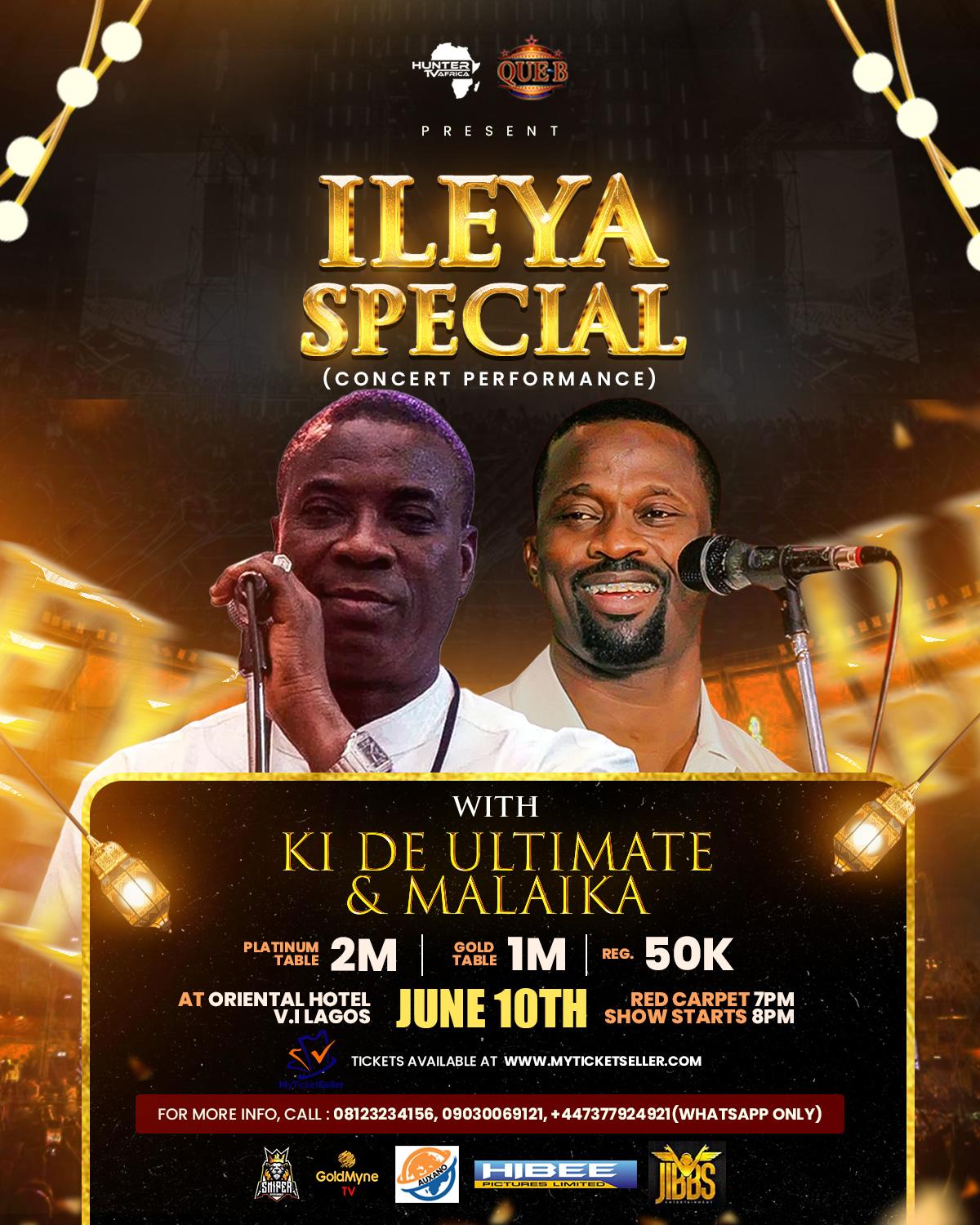 Ileya Special · K1 De Ultimate & Malaika official flyer